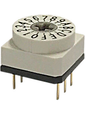 RND Components - RND 210-00250 - PCB coding switch HEX 3+3, RND 210-00250, RND Components