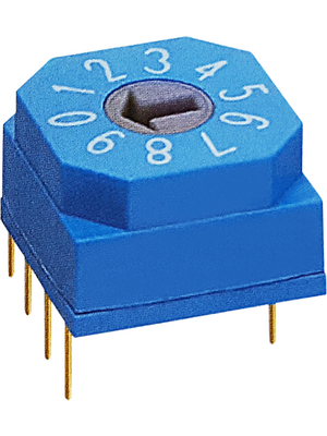 RND Components - RND 210-00110 - PCB coding switch BCD 4+1, RND 210-00110, RND Components
