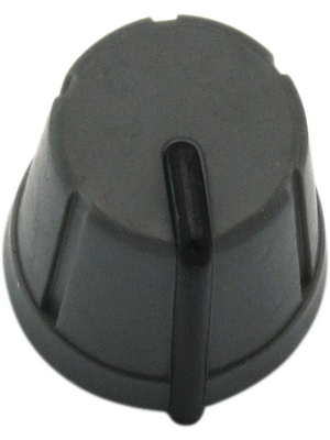 RND Components - RND 210-00326 - Push-on Knob, grey, 6.0x4.5 mm shaft, RND 210-00326, RND Components