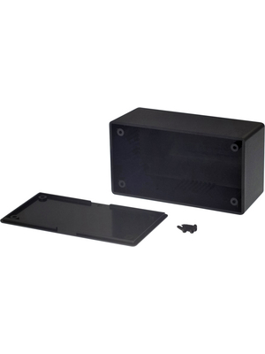 RND Components - RND 455-00095 - Plastic enclosure 54 x 101 x 43.8 mm black ABS N/A, RND 455-00095, RND Components