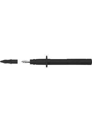 Schtzinger - SPS 2124 NI / SW - Safety test probe ? 4 mm black 1000 V, 32 A, CAT II, SPS 2124 NI / SW, Schtzinger