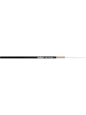 Tasker - RG174 AU - Coaxial Cable   1 x50 Ohm black, RG174 AU, Tasker