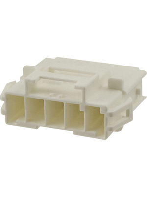 TE Connectivity - 1-1971772-7 - Female Housing Pitch6 mm Poles 1 x 5 Single row / for panel mount Power Triple Lock, 1-1971772-7, TE Connectivity
