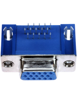 TE Connectivity - 1734344-1 - D-Sub 15-pinAMPLIMITE / High Density / HD-22 PCB  Female, 1734344-1, TE Connectivity