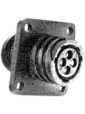 TE Connectivity - 206043-1 - Receptacle CPC1 Poles=14, accepts female contacts / Square Flange, 206043-1, TE Connectivity