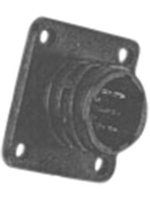 TE Connectivity - 206486-1 - Receptacle CPC2 Poles=9, accepts male contacts / Square Flange, 206486-1, TE Connectivity