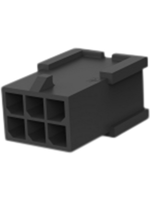 TE Connectivity - 794616-6 - Crimp housing Pitch3 mm Poles 6 MATE-N-LOK Micro, 794616-6, TE Connectivity