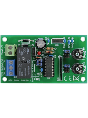 Velleman - VM188 - Pulse-pause timer 1 s...60 h N/A, VM188, Velleman