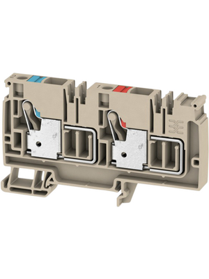 Weidmüller - AAP14 10 LO-LO - 1988250000 - Terminal block N/A beige / red / blue, 0.5...10 mm2, AAP14 10 LO-LO - 1988250000, Weidmüller