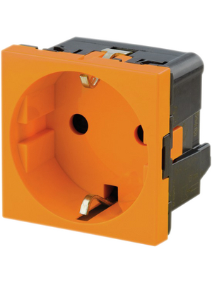 Weidmller - IE-FCI-PWB-DE-OR - Socket Module N/A orange F (CEE 7/3) FrontCom Vario, IE-FCI-PWB-DE-OR, Weidmller
