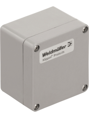 Weidmller - KLIPPON POK 080806 - Plastic enclosure light grey 55 x 55 x 75 mm Glass-fibre-reinforced plastic IP 66 N/A, KLIPPON POK 080806, Weidmller