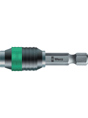 Wera - 889/4/1 K Rapidaptor - Bit holder DIN 3126 ISO 1173 Form D 6.3-1/4", 889/4/1 K Rapidaptor, Wera