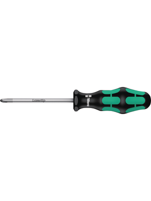 Wera - 355 PZ0x60 - Screwdriver Pozidriv PZ0, 355 PZ0x60, Wera