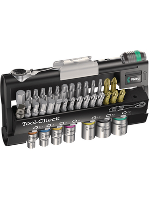 Wera - Tool-Check 1 SB - Zyklop Ratchet Set, Tool-Check 1 SB, Wera