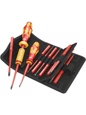 Wera - KK VDE Torque 1.2 - 3.0 Nm + 817 - Kraftform Kompakt VDE torque blade set 16 p., KK VDE Torque 1.2 - 3.0 Nm + 817, Wera