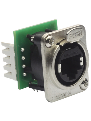 Amphenol - RJX8FD5I - XLR panel socket 8 N/A XLRnet IDC Insulation Displacement Connectors black, RJX8FD5I, Amphenol