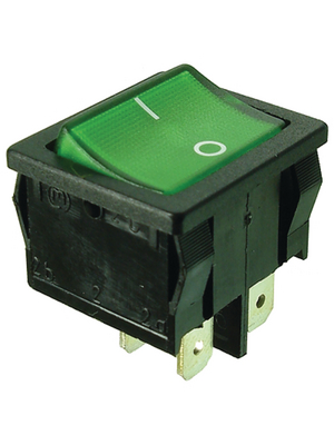 Marquardt - 1805.7109 - Rocker switch 2P 10 A 250 VAC, 1805.7109, Marquardt