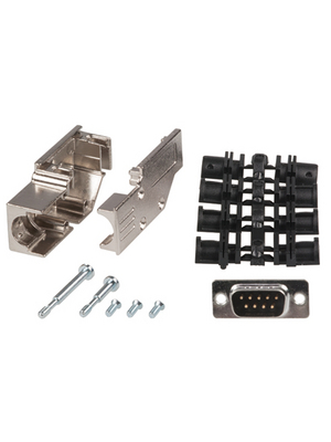 MH Connectors - MHDCMR9-DB9P-K - D-Sub plug kit 9P, MHDCMR9-DB9P-K, MH Connectors