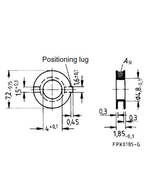 EPCOS - B65936-A-T1 - Coil former for PS 9 x 3.5 core set, B65936-A-T1, EPCOS