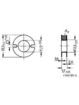 EPCOS - B65940-B-T1 - Coil former for PS 25 x 8.9 core set, B65940-B-T1, EPCOS