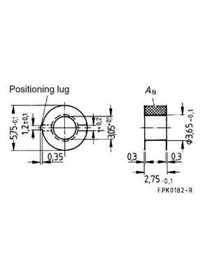 EPCOS - B65512-C-T1 - Coil former for PS 7.35 x 3.6 core set, B65512-C-T1, EPCOS