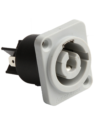 Amphenol - HP-3-MDG - XLR, Receptacle 3 N/A HP Soldering lugs grey, HP-3-MDG, Amphenol