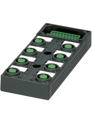 Phoenix Contact - SACB-8/16-L-C GG SCO P - Actuator-sensor box, 8-way, SACB-8/16-L-C GG SCO P, Phoenix Contact
