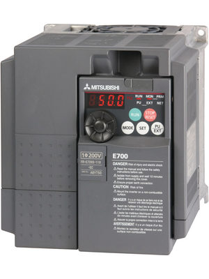 Mitsubishi Electric - FR-E720S-110SC-EC - Converter FR-E720S 2.2 kW, 200...240 VAC Single phase, FR-E720S-110SC-EC, Mitsubishi Electric