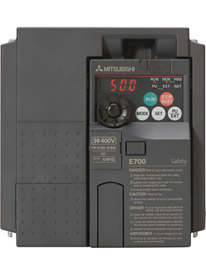 Mitsubishi Electric - FR-E740-016SC-EC - Converter FR-E740 0.4 kW, 380...480 VAC 3-phase, FR-E740-016SC-EC, Mitsubishi Electric
