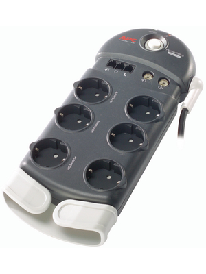 APC - PH6VT3-GR - SurgeArrest Home, 6xF (CEE 7/3), 2.4 m, Protective contact, PH6VT3-GR, APC