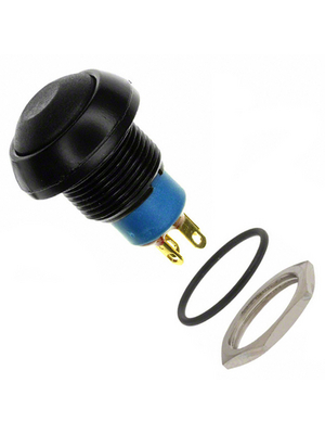 Apem - IPR5SAD2 - Push-button Switch off-(on)/on-(off) black, IPR5SAD2, Apem