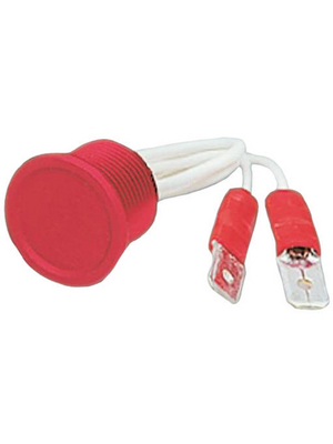 Schurter - 1241.2434.3 - Piezo switch red 16 mm 32 VAC / 48 VDC 1 A 1 make contact (NO), 1241.2434.3, Schurter