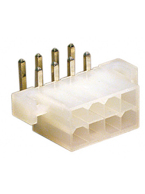 Molex - 5569-08A1 / 3929-1088 - Male header, 8-pin, 90 Pitch4.2 mm Poles 2 x 4 Mini-Fit Jr, 5569-08A1 / 3929-1088, Molex