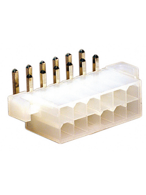 Molex - 5569-12A1 / 3929-1128 - Male header, 12-pin, 90 Pitch4.2 mm Poles 2 x 6 Mini-Fit Jr, 5569-12A1 / 3929-1128, Molex