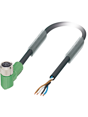 Phoenix Contact - SAC-4P- 5,0-PUR/M 8FR - Actuator/sensor cable M8 (90) Socket Open 5.00 m, SAC-4P- 5,0-PUR/M 8FR, Phoenix Contact