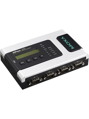 Moxa - NPORT 6450 - Secure Serial Server 4x RS232/422/485, NPORT 6450, Moxa