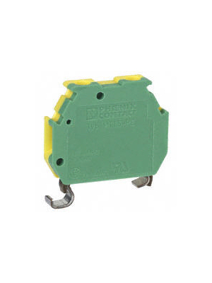 Phoenix Contact - MT 1,5 PE - Terminal block yellow/green 0.14...1.5 mm2, MT 1,5 PE, Phoenix Contact
