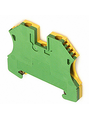 Weidmller - WPE4 - Terminal block yellow/green 0.5...4 mm2, 1010100000, WPE4, Weidmller