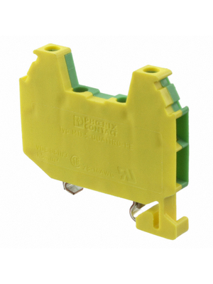Phoenix Contact - MT 1,5-QUATTRO-PE - Terminal block yellow/green 0.14...1.5 mm2, MT 1,5-QUATTRO-PE, Phoenix Contact