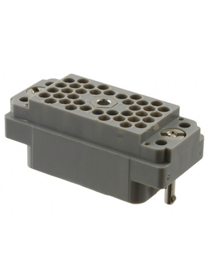 Edac - 516-038-000-302 - Panel plug housing Pitch3.81 mm / 6.6 mm Poles 38 for panel mount / For hermaphroditic contacts 516, 516-038-000-302, Edac