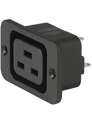 Schurter - 4797.0000 - Flush-type appliance outlet C19 Screw mounting, 4797.0000, Schurter