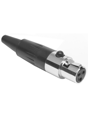 Amphenol - AG3F - XLR, Cable socket 3 N/A Soldering Connection nickel-plated, AG3F, Amphenol