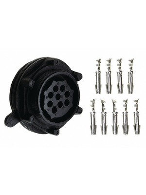 Bulgin - PX0727/S - Device bushing Buccaneer, 9-pin Poles 9, PX0727/S, Bulgin