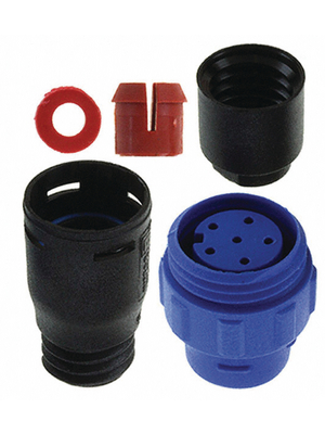 Bulgin - PX0411/06S/4550 - Coupling socket Buccaneer 400, 6-pole Poles 6, PX0411/06S/4550, Bulgin