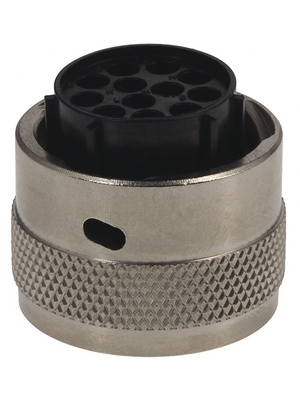 Souriau - UTG614-12SN - Cable socket, Trim Trio 12-pin Trim Trio UTG Poles=12 N/A Female Housing size14, UTG614-12SN, Souriau