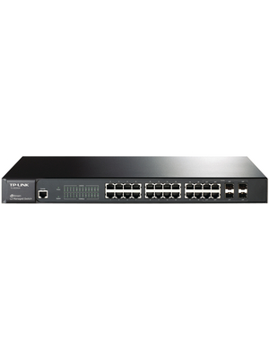 TP-Link - T2600G-28MPS(TL-SG3424P) - Switch 24x 10/100/1000 4x SFP 19", T2600G-28MPS(TL-SG3424P), TP-Link