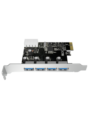 ICY BOX - IB-AC614A - PCI-E x1 Card4x USB 3.0, IB-AC614A, ICY BOX