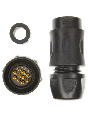 Souriau - UTS6JC12E10S - Coupling Socket UTS Hi seal Poles=10 N/A Female Housing size12, UTS6JC12E10S, Souriau