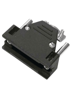 MH Connectors - 2801-0102-11-8 - D-Sub plastic hood 9P, 2801-0102-11-8, MH Connectors