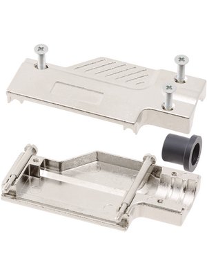 Encitech Connectors - DCMR09-FK-K - D-Sub metal hood 9P, DCMR09-FK-K, Encitech Connectors